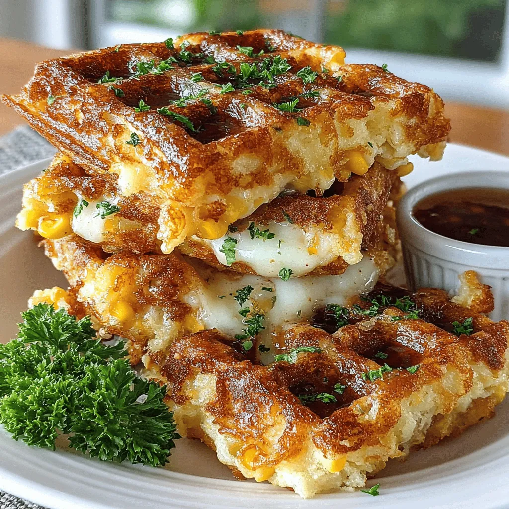 If you're on the hunt for a dish that perfectly marries comfort food with culinary creativity, look no further than the Sweet Corn & Cheddar Waffle Casserole. This innovative recipe takes the traditional concept of waffles and transforms it into a savory delight that is sure to impress family and friends alike. The crispy exterior of the waffles is complemented by the sweet crunch of corn and the rich, sharp flavor of cheddar cheese, creating a unique combination of flavors and textures that is simply irresistible.