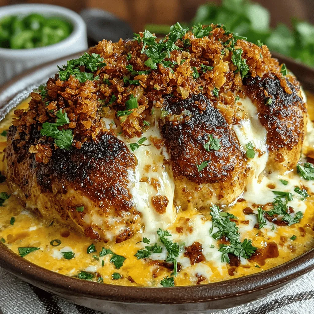 If you're searching for a dish that tantalizes your taste buds while offering a comforting, home-cooked feel, look no further than the Spicy Delight: Creamy Jalapeño Cheddar Chicken Bake. This recipe combines the succulent flavors of tender chicken, a luscious creamy sauce, and a kick of heat from jalapeños, making it a crowd-pleaser that's perfect for any occasion. Whether it’s a busy weeknight dinner or a festive gathering, this dish brings warmth and satisfaction to the table.