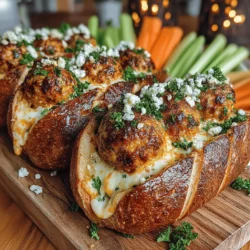 If you're in search of a delicious and healthier alternative to traditional meatball subs, look no further than Buffalo Turkey Meatball Sub Boats. This innovative recipe combines the beloved flavors of classic meatball subs with the spicy kick of buffalo sauce, creating a dish that is not only satisfying but also offers a creative twist on a familiar favorite. Ideal for game day, casual gatherings, or a comforting family dinner, these sub boats are sure to impress your guests and family alike.