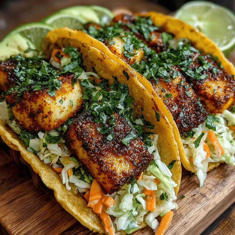 Crispy Tofu Tacos with Zesty Lime Slaw are a vibrant and satisfying plant-based dish that perfectly balances crunch and refreshing flavors. This recipe is not only a feast for the taste buds but also a colorful addition to your dinner table. Ideal for both seasoned vegans and those simply wanting to explore more plant-based options, this dish serves up a delightful alternative to traditional tacos. With its combination of marinated tofu and zesty, tangy slaw, these tacos deliver not just in flavor but also in nutrition, making them a fantastic choice for a wholesome meal.