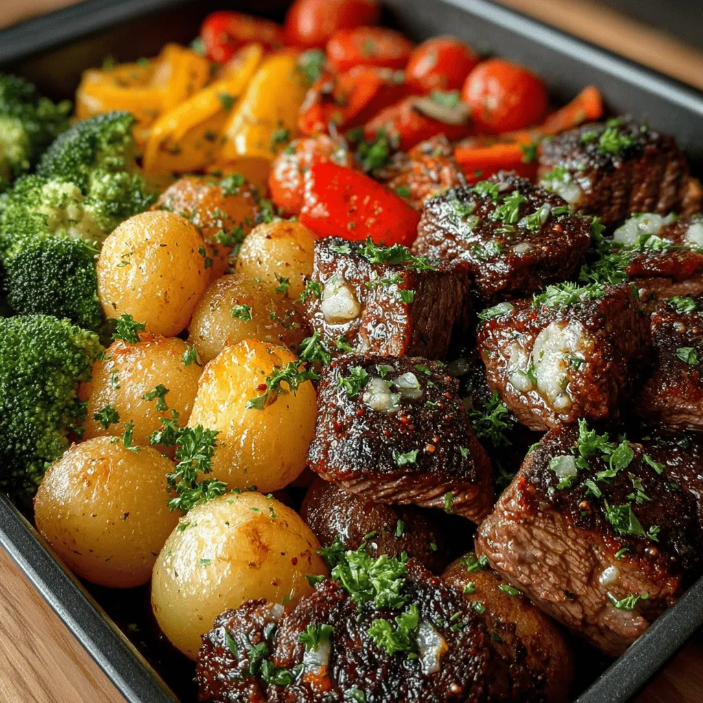 If you are searching for a dish that tantalizes the palate and is simple to prepare, look no further than Sizzling Garlic Butter Steak & Veggie Delight. This recipe combines the rich flavors of perfectly seared steak with the freshness of vibrant vegetables, all enhanced by the aromatic goodness of garlic and butter. The allure of this dish lies in its ability to deliver a satisfying meal that feels gourmet yet can be crafted in the comfort of your own kitchen.