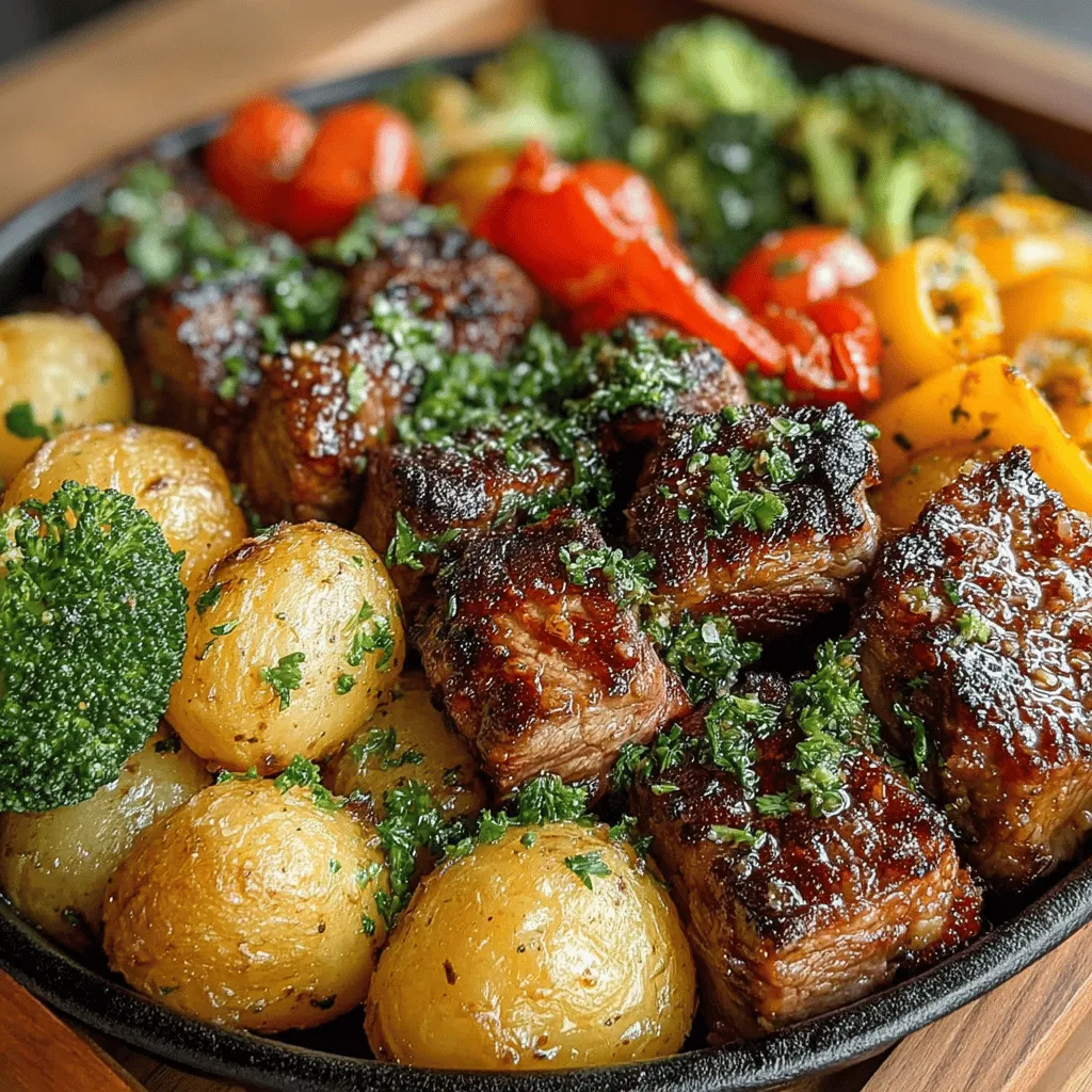 If you are searching for a dish that tantalizes the palate and is simple to prepare, look no further than Sizzling Garlic Butter Steak & Veggie Delight. This recipe combines the rich flavors of perfectly seared steak with the freshness of vibrant vegetables, all enhanced by the aromatic goodness of garlic and butter. The allure of this dish lies in its ability to deliver a satisfying meal that feels gourmet yet can be crafted in the comfort of your own kitchen.