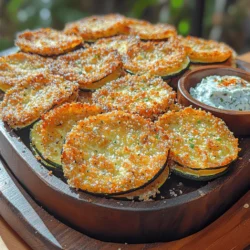 To create the perfect Crunchy Baked Zucchini Chips, it's essential to set up an efficient breading station. This three-step breading process will ensure your zucchini slices are perfectly coated and ready for baking.