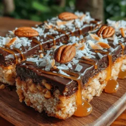 If you're on the lookout for a delicious yet healthy snack, look no further than Tropical Bliss Chocolate Coconut Oat Bars. These bars combine the rich flavors of chocolate and coconut, creating a mouthwatering treat that not only satisfies your sweet tooth but also nourishes your body. Perfect for breakfast on-the-go, a midday pick-me-up, or an after-dinner dessert, these bars are versatile enough to fit into any part of your day. The best part? They are made with wholesome ingredients that offer numerous health benefits, making them a guilt-free indulgence.