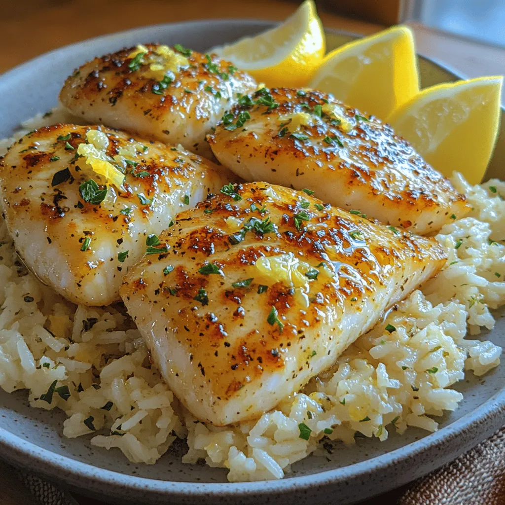 In the realm of easy and delicious weeknight dinners, Zesty Lemon Garlic Tilapia with Herb Rice stands out as a refreshing option. This recipe combines the delicate flavors of tilapia with the vibrant zing of lemon and garlic, creating a dish that is both healthy and satisfying. Perfectly suited for busy evenings, it offers a quick preparation time without compromising on taste or nutritional value. The herb-infused rice serves as the ideal accompaniment, providing a fragrant and flavorful base that complements the tilapia beautifully. Whether you are a seasoned chef or a beginner in the kitchen, this dish provides a straightforward yet flavorful experience that is sure to impress family and friends.