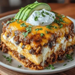 When it comes to family dinners, the Fiesta Chicken Burrito Bake stands out as a vibrant and hearty dish that brings a burst of flavor to your table. Perfect for gatherings, meal prep, or just a cozy night in, this recipe encapsulates the essence of a traditional burrito while simplifying the preparation process. Imagine layers of tender, seasoned chicken, savory black beans, sweet corn, and gooey cheese all enveloped in a warm tortilla—this dish is not just a meal; it’s an experience that tantalizes the taste buds and satisfies the soul.