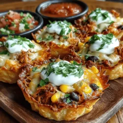 In the world of culinary creativity, few dishes embody the spirit of convenience and flavor quite like Quesadilla Cup Delights. These delightful morsels are a perfect fusion of traditional quesadilla ingredients, reimagined into bite-sized cups that cater to a variety of occasions. Whether you’re hosting a lively party, enjoying a cozy family gathering, or simply looking for a quick and satisfying meal during a busy weeknight, Quesadilla Cup Delights offer a versatile solution that’s sure to please everyone at the table.