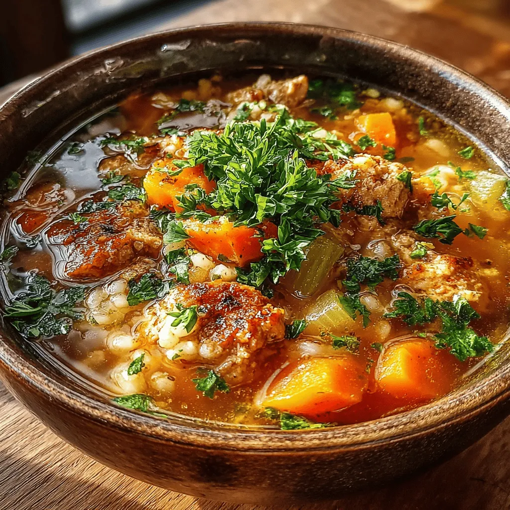 As the crisp autumn air settles in, there’s nothing quite like the comforting aroma of a hearty soup simmering away in your kitchen. For many, soup transcends mere sustenance; it embodies warmth, companionship, and shared moments around the table. One of my absolute favorite recipes for chilly days is Cozy Slow Cooker Turkey Barley Soup. This dish, with its tender ground turkey, wholesome barley, and a medley of vegetables, truly feels like a warm hug in a bowl.