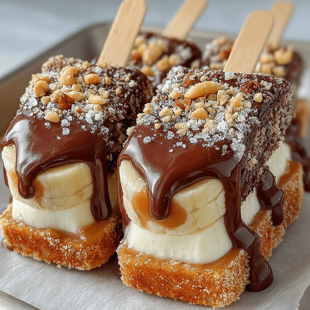In a world where indulgence often clashes with health, frozen desserts have emerged as a sweet solution to satisfy cravings without compromising nutritional values. Enter the Choco-Peanut Bliss Banana Snickers Pops – a delightful treat that marries the rich flavors of chocolate and peanut butter with the natural sweetness of bananas. This recipe not only pleases the palate but also offers a healthier alternative to traditional ice cream bars, making it perfect for families, kids, and health-conscious individuals alike.