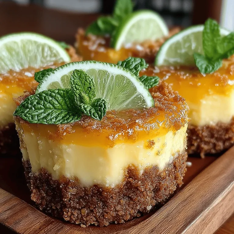 As summer approaches and temperatures rise, there’s nothing quite like a refreshing dessert to beat the heat. Enter the Tropical Delight: Chilled Mango Bars—a vibrant, fruity treat that captures the essence of the tropics in every bite. This recipe is not only a feast for the taste buds but also a visual delight, presenting a sunny yellow filling atop a buttery, crumbly crust. With its unique combination of flavors and textures, this dessert is sure to impress at summer gatherings, picnics, or simply as a sweet indulgence after dinner.