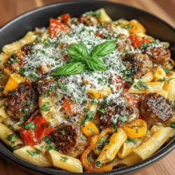 When it comes to quick and satisfying meals, few dishes can rival the comfort of an Italian Sausage & Pepper Pasta Skillet. This one-pan wonder not only simplifies the cooking process but also delivers a hearty meal brimming with rich flavors and colorful ingredients. With a balance of spicy sausage, sweet bell peppers, and perfectly cooked pasta, this dish is a delightful blend of textures and tastes that can easily become a weeknight staple.