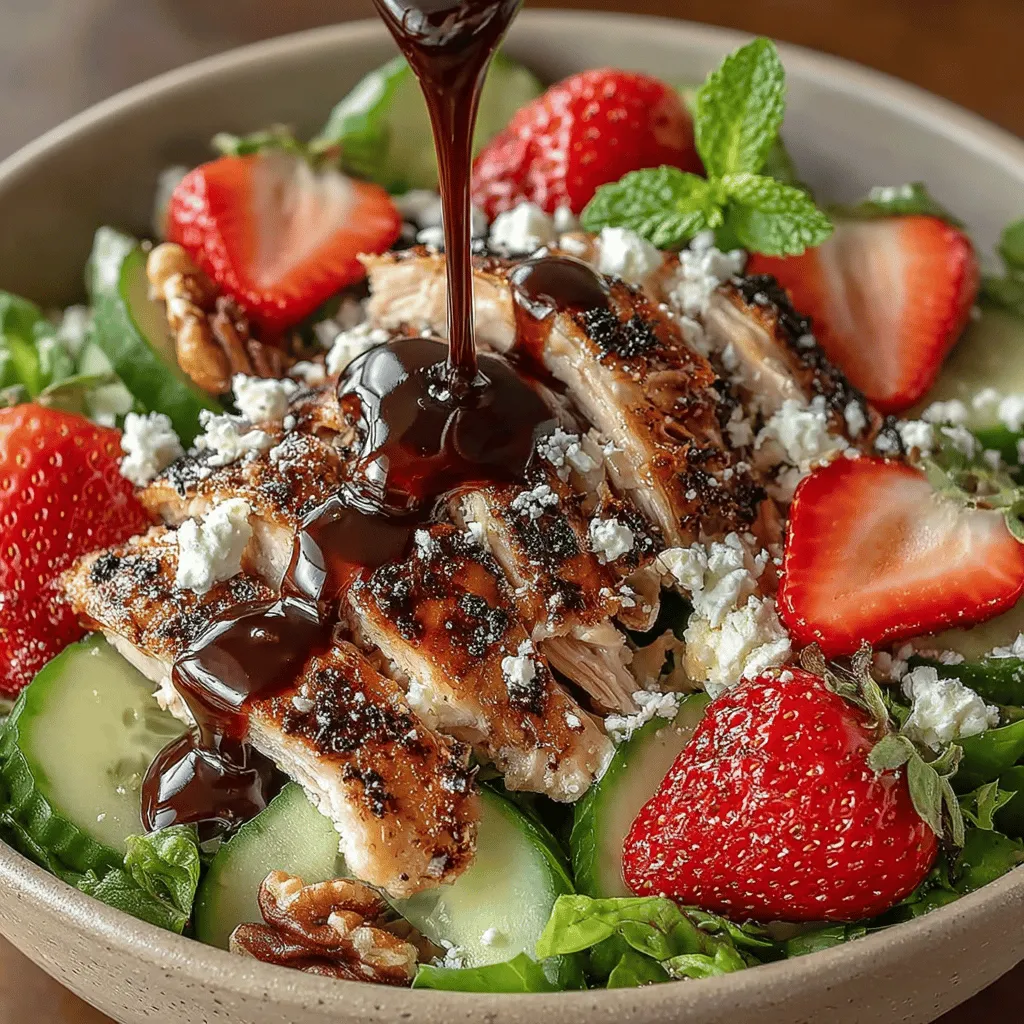 When the warmer months arrive, nothing is quite as appealing as a vibrant salad that combines fresh fruits and protein in a bowl. The Strawberry & Turkey Salad Bowl is not only visually stunning with its colorful ingredients, but it also promises a delightful blend of flavors and textures that make each bite a refreshing experience. This salad is perfect for a light lunch, a summer picnic, or even as a side dish for a more substantial dinner. With its balance of sweet, savory, and crunchy elements, it caters to a variety of palates and dietary preferences, making it a versatile choice for any occasion.