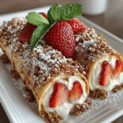 When it comes to satisfying your sweet tooth, few desserts can rival the delightful combination of fresh strawberries and creamy goodness found in Sweet Strawberry Dreams. This roll-up recipe is not only visually appealing but also tantalizes the taste buds with its harmonious blend of flavors and textures. Whether enjoyed as a snack, dessert, or even a breakfast treat, these roll-ups are sure to become a family favorite.