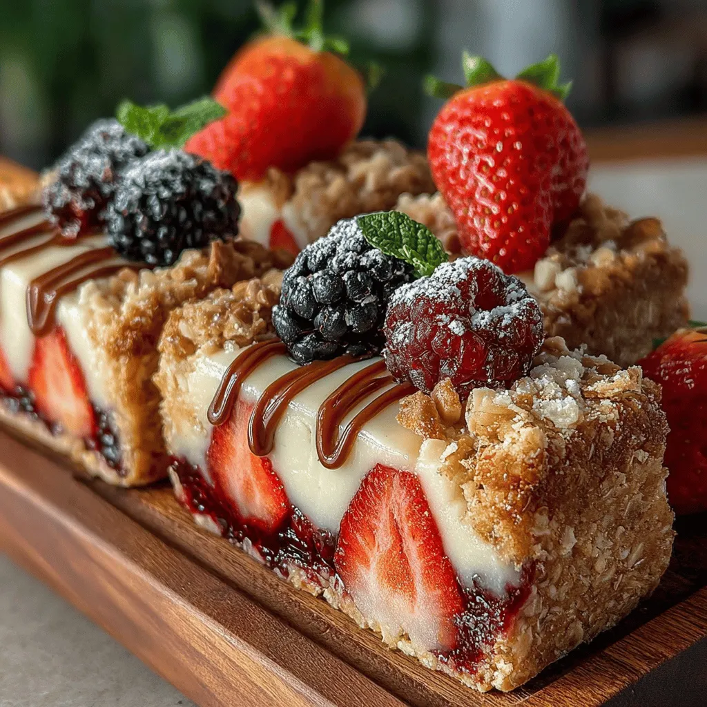 In the quest for healthy snacks that satisfy both taste buds and nutritional needs, Berry Blast Oat Bars emerge as a delightful option. These homemade bars are not only easy to make but are also brimming with wholesome ingredients that contribute to a balanced diet. Packed with nutrients from rolled oats and a medley of mixed berries, they serve as an ideal choice for breakfast on-the-go or a satisfying midday pick-me-up. With a simple recipe that requires minimal preparation time, these oat bars are not only delicious but also easily customizable to fit various dietary preferences.