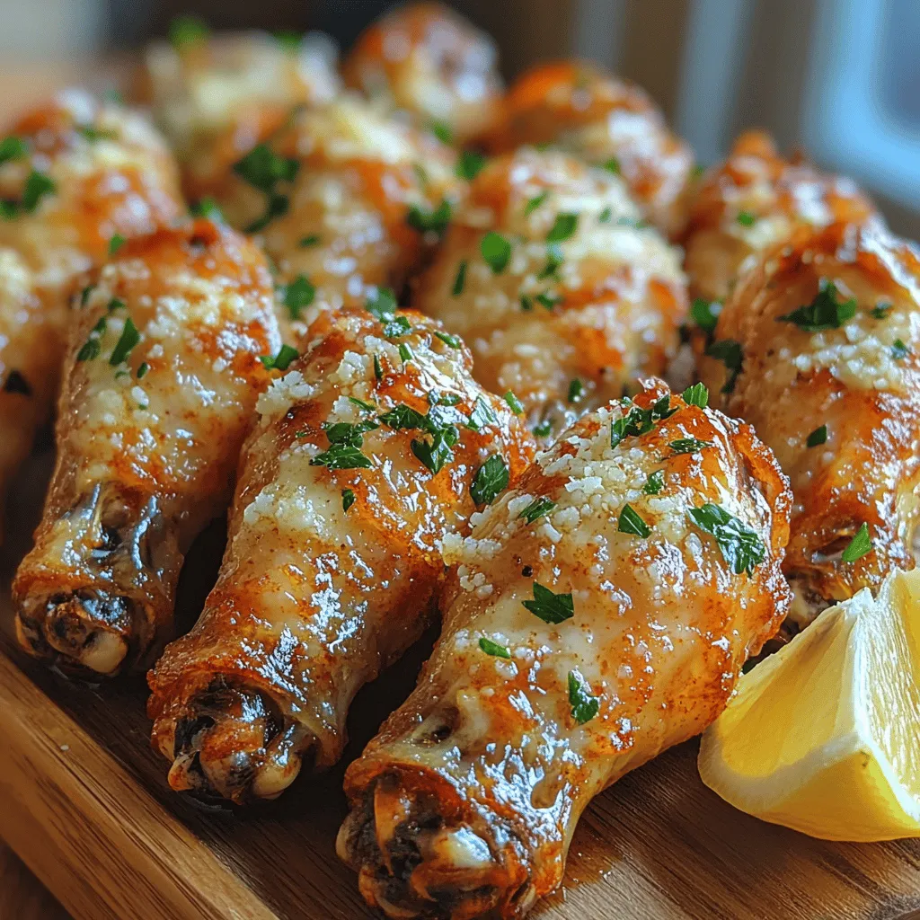 Chicken wings have secured their place as one of the most beloved snacks and meal options around the globe. Whether enjoyed at a lively gathering, during a nail-biting game day, or simply as a comforting dish on a casual evening, chicken wings never fail to satisfy. Among the myriad of flavors and styles available, Crispy Garlic Parmesan Wings stand out as a delightful combination of savory and rich tastes that appeals to both casual cooks and culinary enthusiasts alike. This recipe elevates the classic wing experience with a crispy exterior, a burst of garlic flavor, and a generous sprinkle of Parmesan cheese, making them an irresistible choice for any occasion.