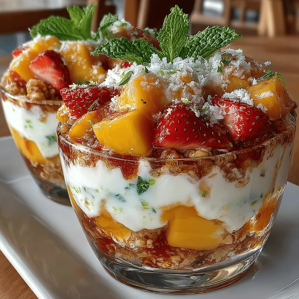 In the realm of desserts, few things can elevate a meal quite like a parfait. This Zesty Tropical Spicy Parfait combines the creaminess of Greek yogurt with the vibrant flavors of tropical fruits and a hint of spice, creating a unique and refreshing treat. Perfect for breakfast, dessert, or a healthy snack, this recipe not only tantalizes the taste buds but also packs a nutritious punch.