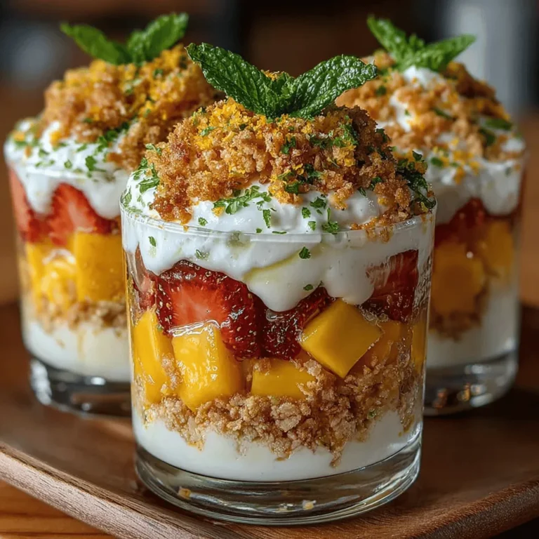 In the realm of desserts, few things can elevate a meal quite like a parfait. This Zesty Tropical Spicy Parfait combines the creaminess of Greek yogurt with the vibrant flavors of tropical fruits and a hint of spice, creating a unique and refreshing treat. Perfect for breakfast, dessert, or a healthy snack, this recipe not only tantalizes the taste buds but also packs a nutritious punch.