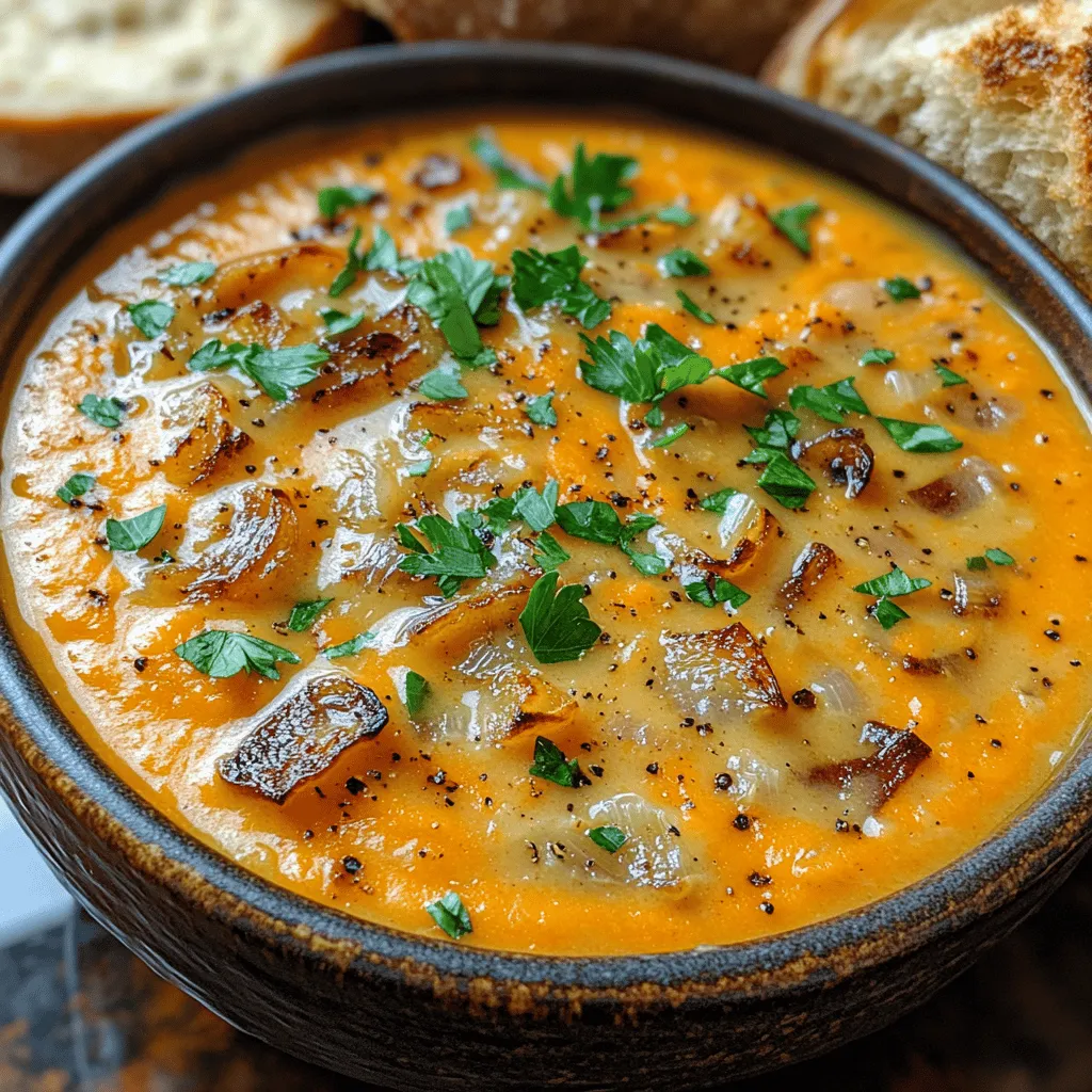 In the realm of comfort food, few dishes can evoke the same warmth and satisfaction as a bowl of soup. Among the many varieties available, Creamy Roasted Carrot Soup stands out as a vibrant and nourishing option that appeals to both the palate and the eye. This delightful recipe harnesses the natural sweetness of fresh carrots, combining it with aromatic spices and a luxuriously smooth texture to create a dish that feels like a warm hug on a chilly day. Whether you seek a quick and easy weeknight meal or an elegant starter for a dinner gathering, this soup is bound to impress your family and guests alike.