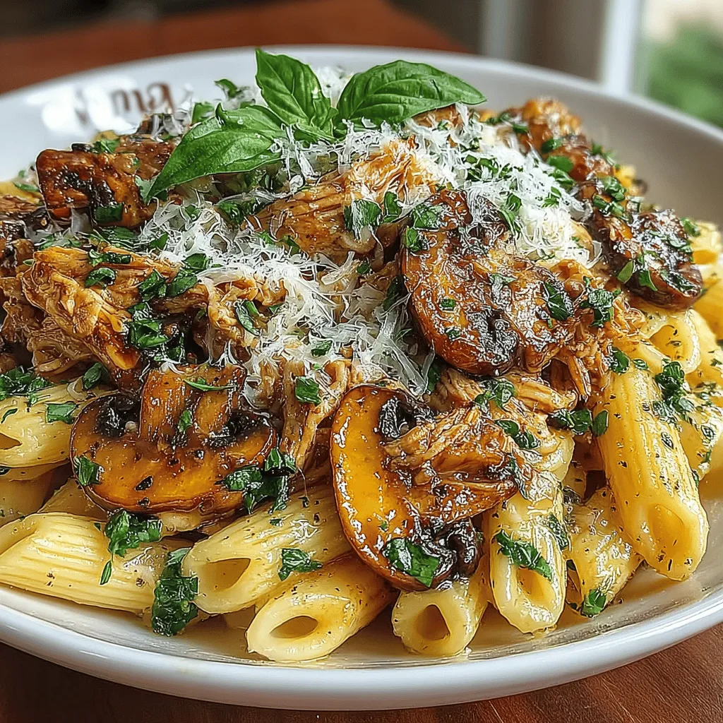 There’s something undeniably comforting about a warm bowl of pasta on a chilly evening. The mere thought of twirling strands of noodles around a fork, topped with a rich sauce, brings back memories of family dinners and cozy gatherings. For many of us, pasta is more than just a meal; it’s a source of nostalgia and comfort. I still remember the first time I stumbled upon a crockpot recipe that changed my dinner game forever. It was a busy weekday, and I had just returned home from work—exhausted yet hungry. That’s when I decided to try my hand at a simple, yet flavorful dish: Crockpot Balsamic Chicken and Mushroom Pasta. Little did I know, this dish would soon become a staple in my household, earning rave reviews from family and friends alike. As the aroma wafted through my kitchen, I felt a sense of warmth and contentment that only home-cooked meals can provide.