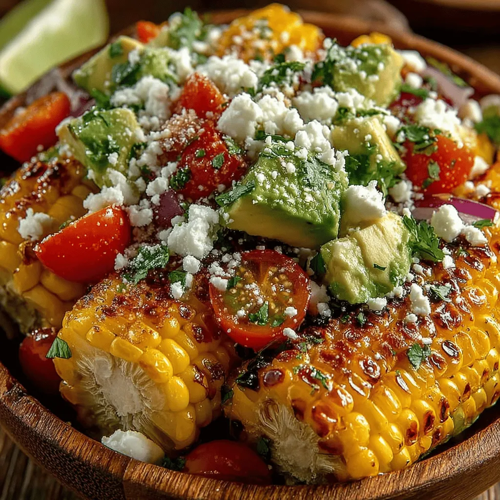 In the vibrant world of summer salads, the Fiesta Grilled Corn Salad emerges as a standout dish that embodies the essence of seasonal produce. This refreshing recipe harmoniously combines the sweet, smoky flavor of grilled corn with the crispness of fresh vegetables, creating a delightful balance of textures and tastes. An ideal choice for barbecues, potlucks, or even as a light meal on its own, this salad is more than just a side dish; it’s a celebration of flavors that will undoubtedly impress your family and friends.