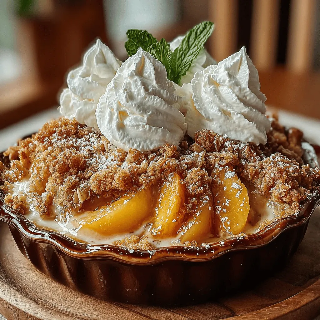 One of the hallmarks of exceptional cooking is the use of fresh, seasonal ingredients, and peaches are a quintessential summer fruit. Their juicy, sweet flesh offers a burst of flavor that can elevate any dish, making them ideal for desserts. When you choose seasonal fruits like peaches, you're not just enhancing the taste of your recipes; you’re also supporting local farmers and reducing your carbon footprint. The vibrant flavors of fresh ingredients create a harmonious blend that is hard to replicate with out-of-season alternatives.
