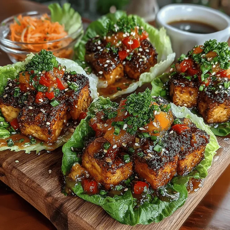 Lettuce wraps have emerged as a beloved dish among health enthusiasts and foodies alike, celebrated for their fresh, vibrant flavors and versatility. As a low-carb alternative to traditional wraps or tortillas, they offer a delightful way to enjoy a variety of fillings without sacrificing taste or nutrition. In this article, we will dive into the delicious realm of Tofu Lettuce Wraps with Peach Glaze, a unique recipe that marries savory tofu with a sweet and tangy peach glaze, appealing to both vegans and non-vegans.