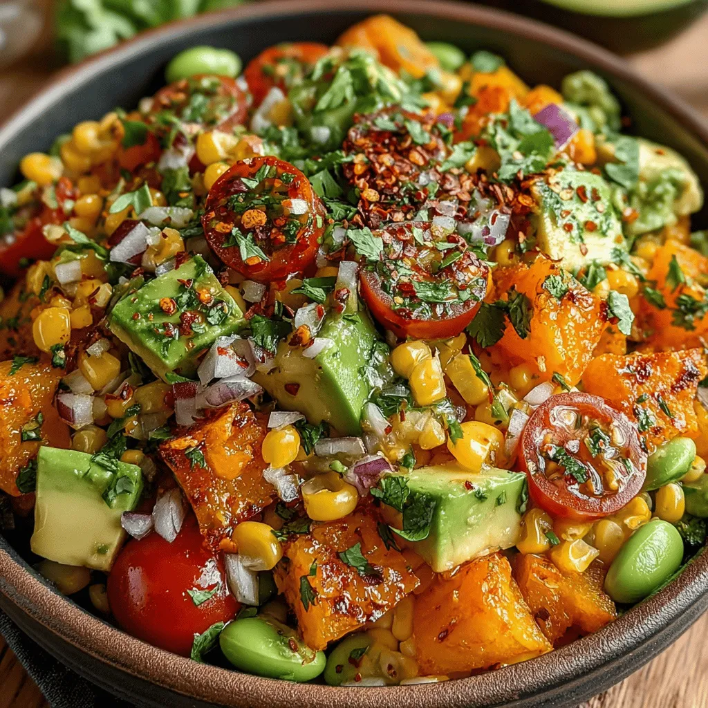 As summer unfolds, it brings with it a vibrant array of fresh produce that inspires home cooks and food enthusiasts alike. One dish that perfectly embodies the spirit of the season is the Sunny Sweet Corn & Edamame Delight. This delightful salad not only bursts with color but also offers a refreshing blend of flavors that can elevate any meal. Imagine a bowl filled with golden sweet corn, bright green edamame, and a rainbow of vegetables, all harmoniously coming together to create a dish that is as pleasing to the eye as it is to the palate.