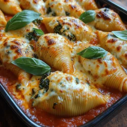Creamy Spinach Ricotta Shells: A Comforting Culinary Delight