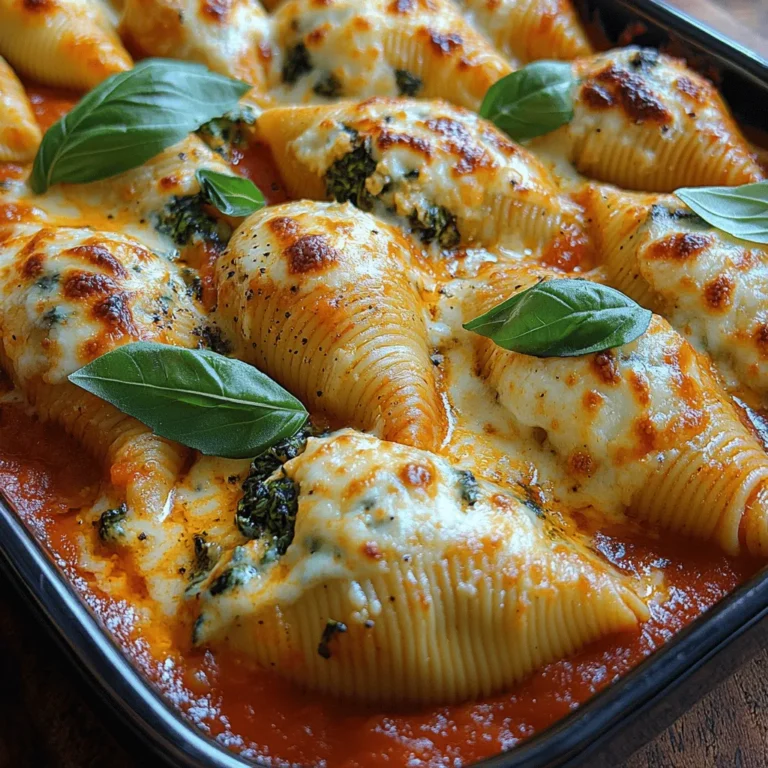 When it comes to comfort food that brings the whole family together, few dishes can rival the charm of Creamy Spinach Ricotta Shells. This delightful recipe combines the rich, savory flavors of creamy cheeses and fresh spinach, all nestled in tender pasta shells. Ideal for family dinners, potlucks, or cozy gatherings, Creamy Spinach Ricotta Shells are not just a meal; they are an experience that delights the senses and nourishes the body.