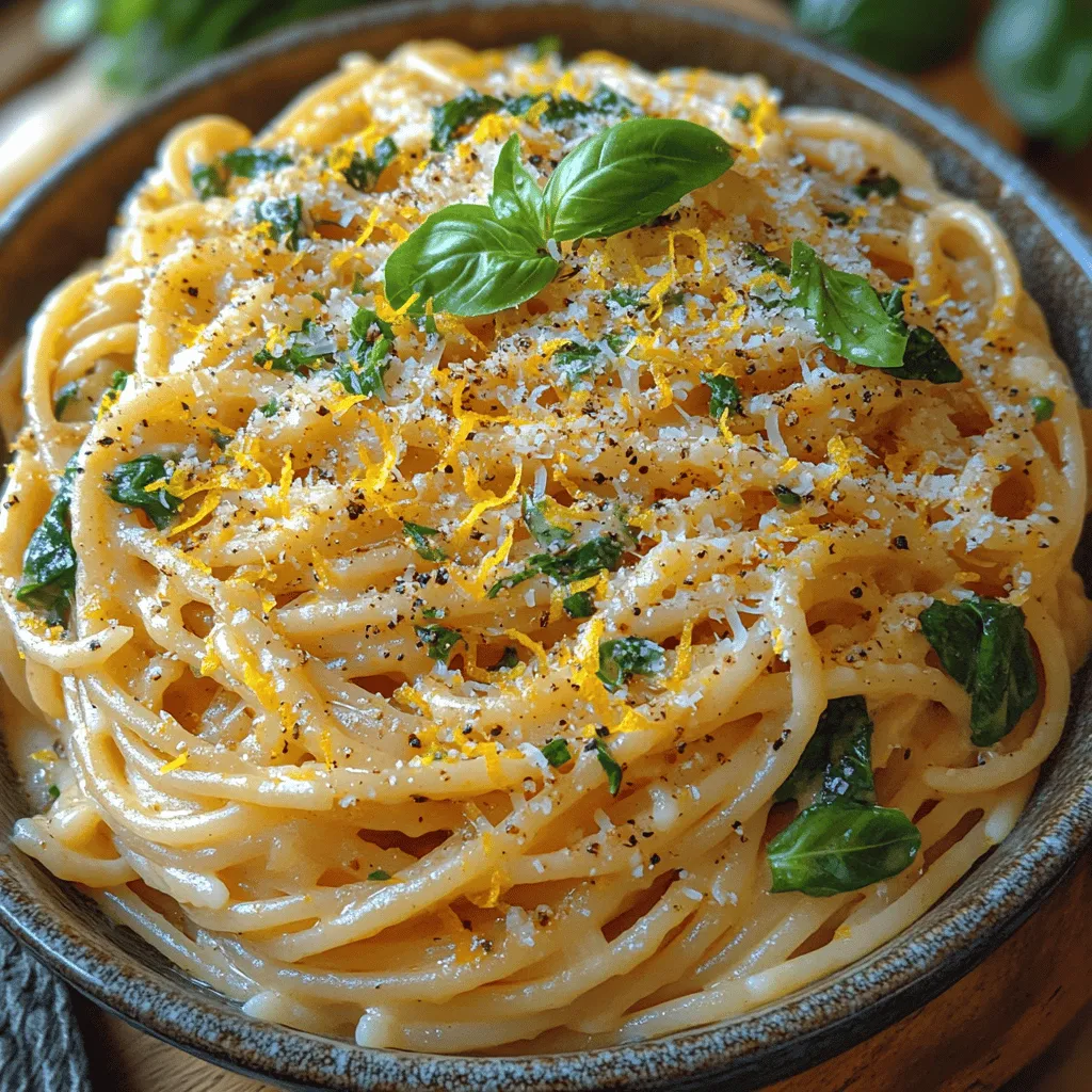 The heart of any great pasta dish lies in its sauce, and in the case of Zesty Lemon Dream Pasta, the creamy lemon sauce is what elevates this meal to a whole new level. When preparing the sauce, managing heat is crucial, especially when adding cream. Start by heating your base ingredients—typically a mix of garlic and shallots—over medium heat. This gentle cooking allows the flavors to develop without burning.