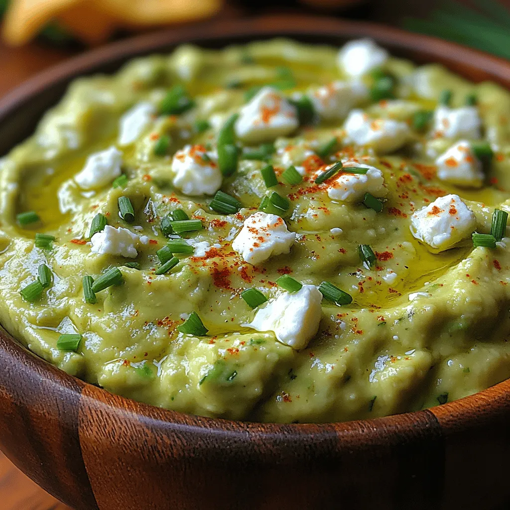 The beauty of this Creamy Feta Avocado Dip lies in its straightforward ingredients, which can be found at your local grocery store. Here’s what you’ll need: