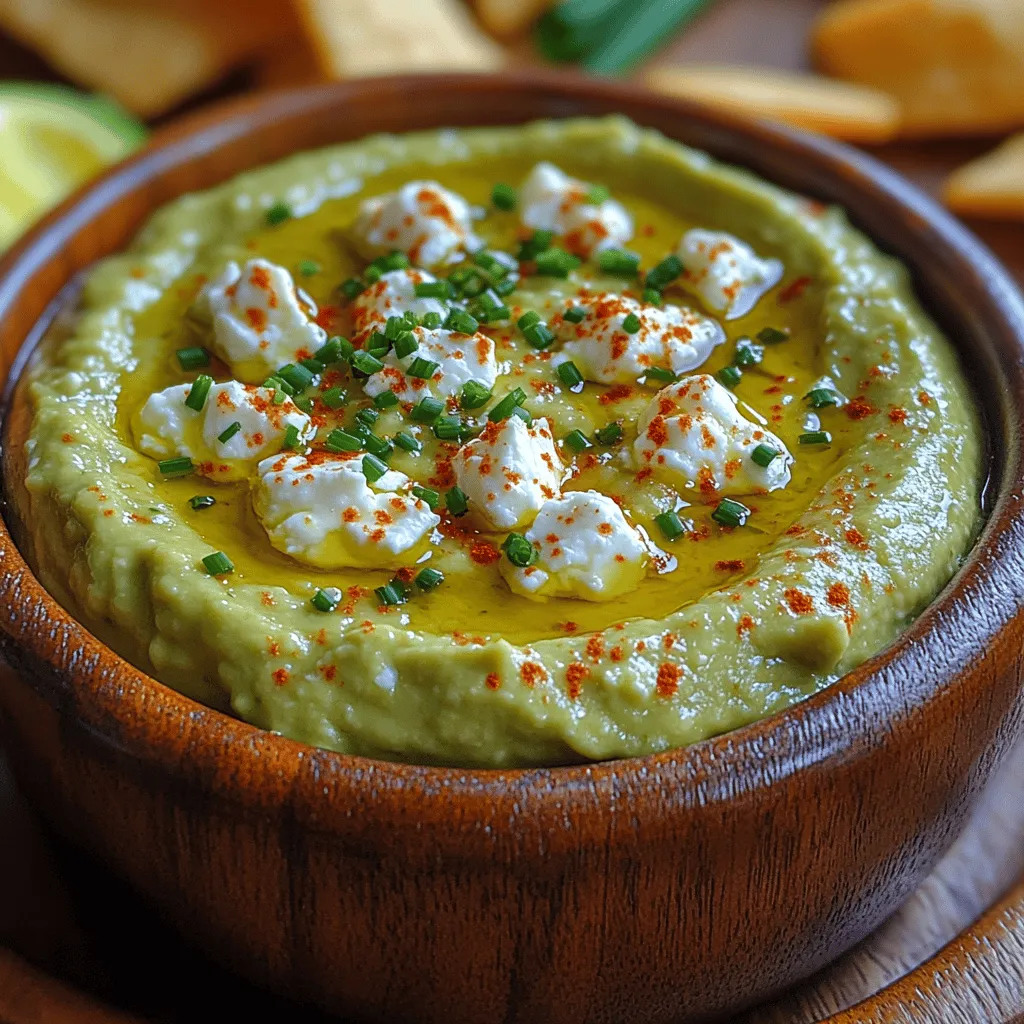 The beauty of this Creamy Feta Avocado Dip lies in its straightforward ingredients, which can be found at your local grocery store. Here’s what you’ll need: