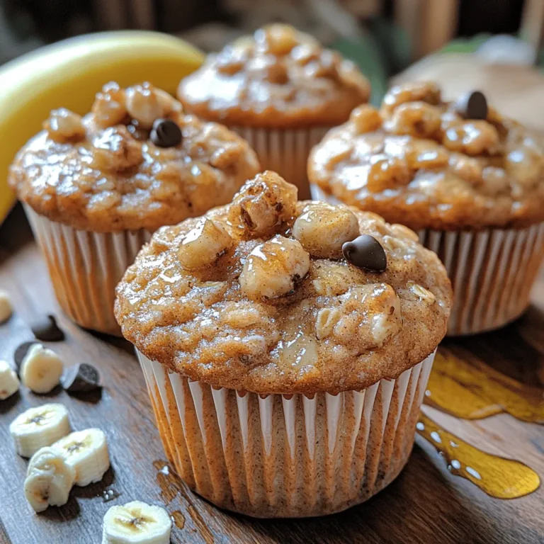 To create a luscious and creamy batter for your Sweet Banana Oat Muffins, start by mashing your ripe bananas in a large mixing bowl. The riper the bananas, the sweeter and more flavorful your muffins will be. Use a fork or potato masher to achieve a uniform consistency without any large lumps.