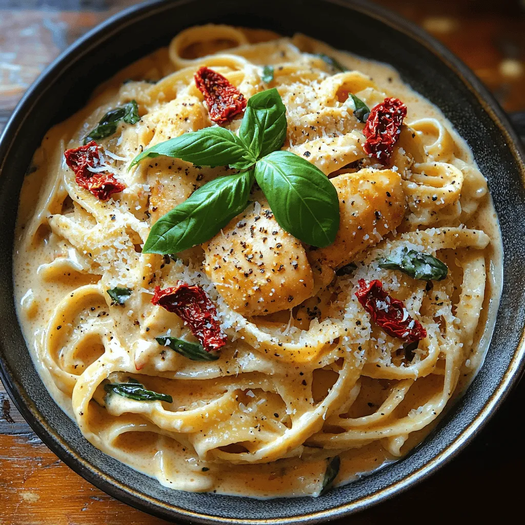 Pasta dishes have an unparalleled charm, effortlessly weaving together comfort and satisfaction in a single plate. Among the myriad of pasta recipes, Creamy Sun-Dried Tomato Chicken Pasta stands out, not only for its delightful taste but also for its vibrant colors and aromatic allure. This dish combines tender chicken, al dente pasta, and a rich, creamy sauce, creating a meal that is both indulgent and approachable.