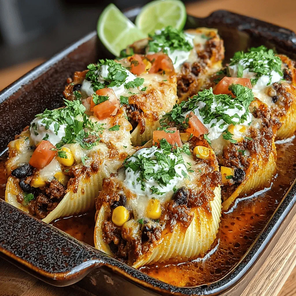 Tex-Mex cuisine is a vibrant culinary fusion that marries the bold and zesty flavors of Mexican cuisine with the heartiness of American cooking. This beloved style of food is characterized by its use of fresh ingredients, aromatic spices, and an array of textures that create dishes bursting with flavor. Among the many delightful offerings in Tex-Mex cooking, the Tex-Mex Black Bean Taco Stuffed Shells stand out as a particularly satisfying option. Not only are they a feast for the senses, but they also cater to both vegetarians and taco enthusiasts, making them a versatile choice for any dining occasion.