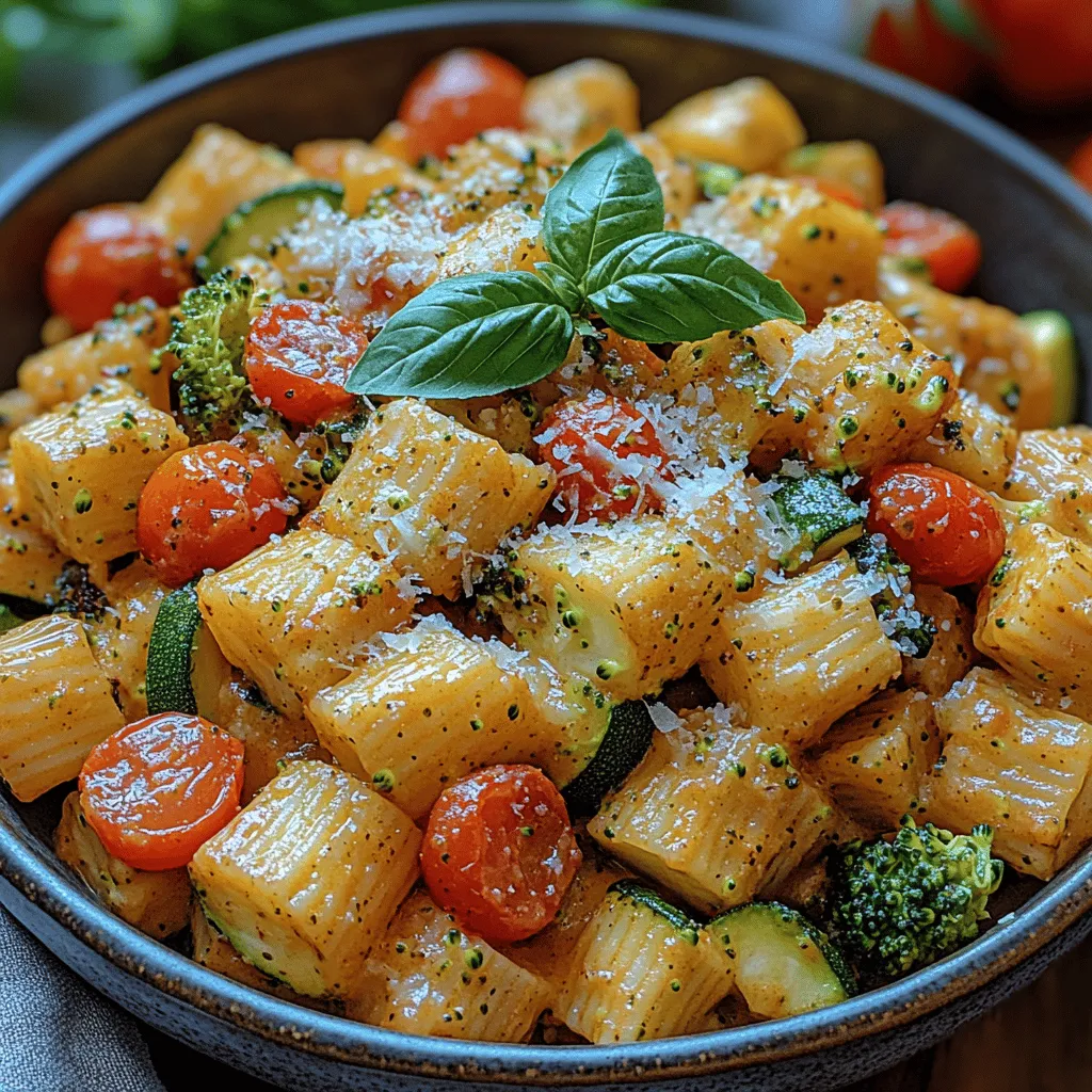 At the heart of Creamy Roasted Veggie Pasta is the selection of ingredients that work harmoniously to create a flavorful and nutritious dish. The key players in this recipe are the pasta variety and the roasted vegetables, each contributing unique qualities.