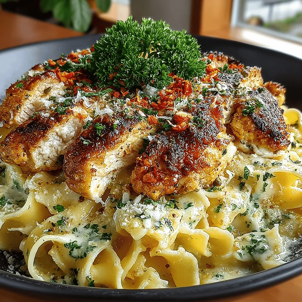 - 1 lb boneless, skinless chicken breasts, sliced into thin strips: The chicken serves as a hearty protein source that complements the pasta beautifully. When sliced thinly, it cooks quickly and absorbs the sauce's flavors effectively.