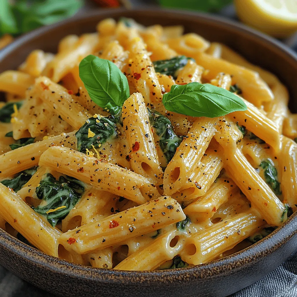 Pasta dishes have long held a special place in the hearts and kitchens of food lovers around the world. Their comforting nature, versatility, and ability to accommodate a wide range of flavors make them a staple for both everyday meals and special occasions. One dish that beautifully embodies these qualities is Creamy Garlic Spinach Penne. This recipe combines the rich, creamy textures of your favorite sauce with the vibrant flavors of fresh garlic and spinach, creating a delightful experience that is sure to please both family and guests alike.