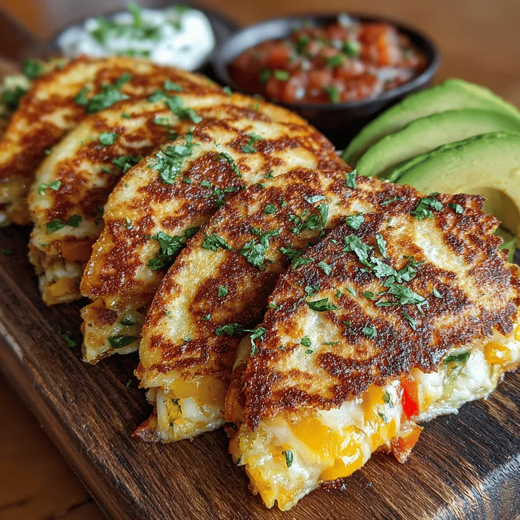 In the world of quick and delightful meals, few dishes can rival the colorful crunch of mini veggie quesadillas. These bite-sized creations not only serve as a perfect snack but also make for a satisfying meal for any occasion, whether it's a casual family dinner or an impressive appetizer for guests. With their vibrant array of fresh vegetables tucked snugly between whole wheat tortillas, these quesadillas are as visually appealing as they are delicious. They cater to a variety of dietary preferences, making them an excellent choice for vegetarians and health-conscious eaters alike.