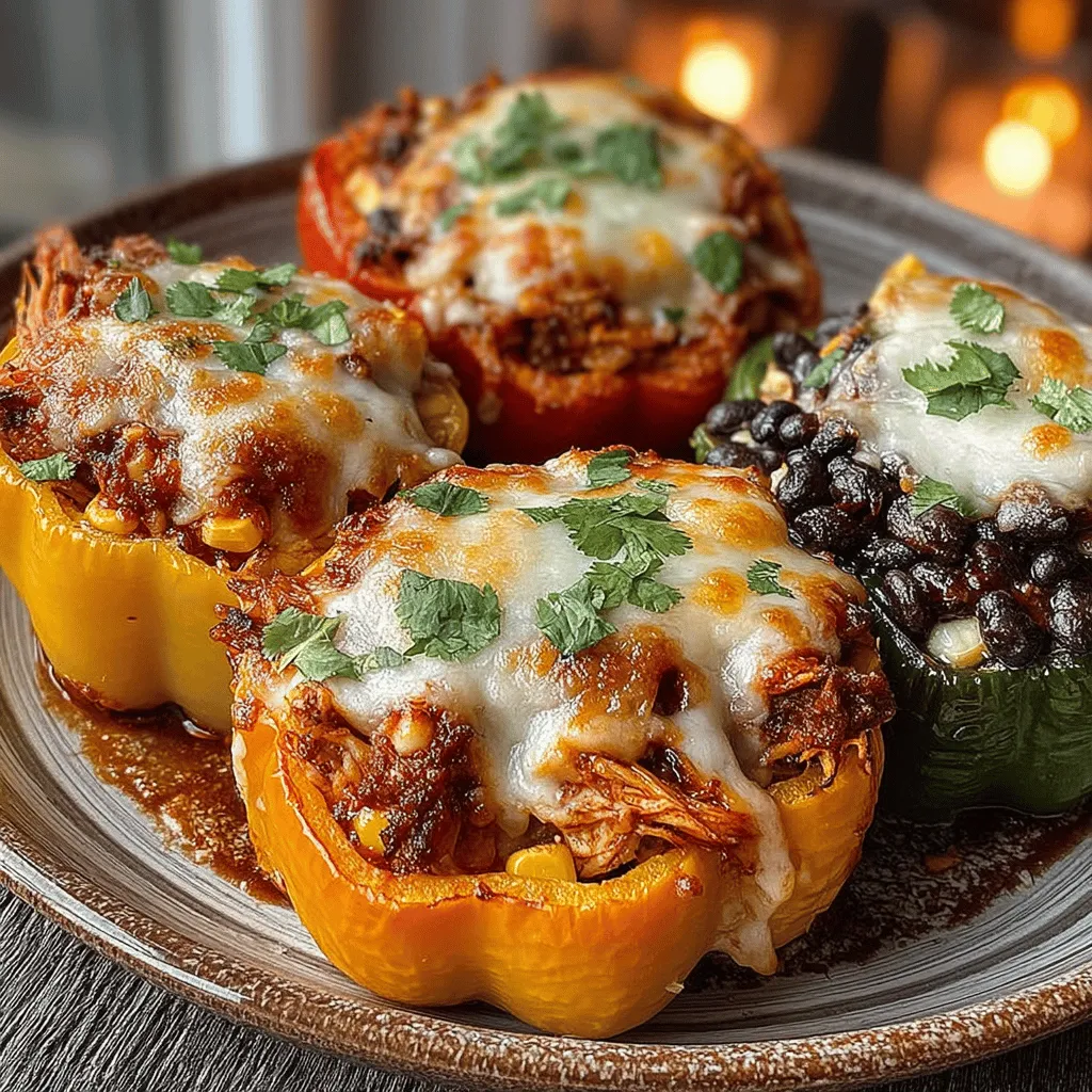 If you're on the lookout for a dish that combines convenience, flavor, and nutrition, look no further than Smoky BBQ Chicken Stuffed Peppers. This recipe is a delightful fusion of vibrant bell peppers packed with a rich, smoky BBQ chicken filling that’s sure to satisfy your taste buds. Whether you're cooking for a busy weeknight dinner or planning a fun gathering with friends, these stuffed peppers are both visually appealing and utterly delicious.