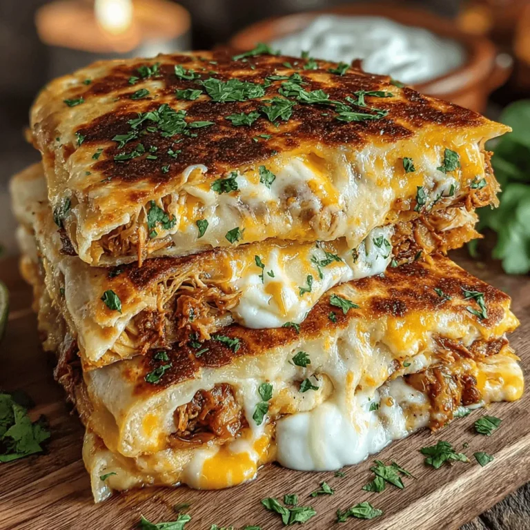 When it comes to comfort food, few dishes can compete with the warm, cheesy goodness of a quesadilla. But what if we took that classic favorite and elevated it into a cheesy, spicy casserole-style bake? Enter the Cheddar Jalapeño Chicken Quesadilla Bake—a delightful fusion of flavors and textures that will have your taste buds dancing with joy. This dish combines the rich creaminess of cheeses, the spicy kick of jalapeños, and tender chicken, all layered between soft flour tortillas.