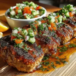 In the world of culinary delights, few dishes can rival the vibrant flavors and health benefits of Zesty Turkey Skewers with Refreshing Lemon Salsa. This recipe brings together the wholesome goodness of ground turkey, colorful fresh vegetables, and a zesty lemon salsa that dances on the palate. Not only is this dish a feast for the eyes, but it also serves as a nutritious option that caters to a health-conscious lifestyle. Whether you're planning a family dinner, a weekend barbecue, or a casual gathering with friends, these turkey skewers are versatile enough to fit any occasion, making them a go-to choice for home cooks and entertaining enthusiasts alike.
