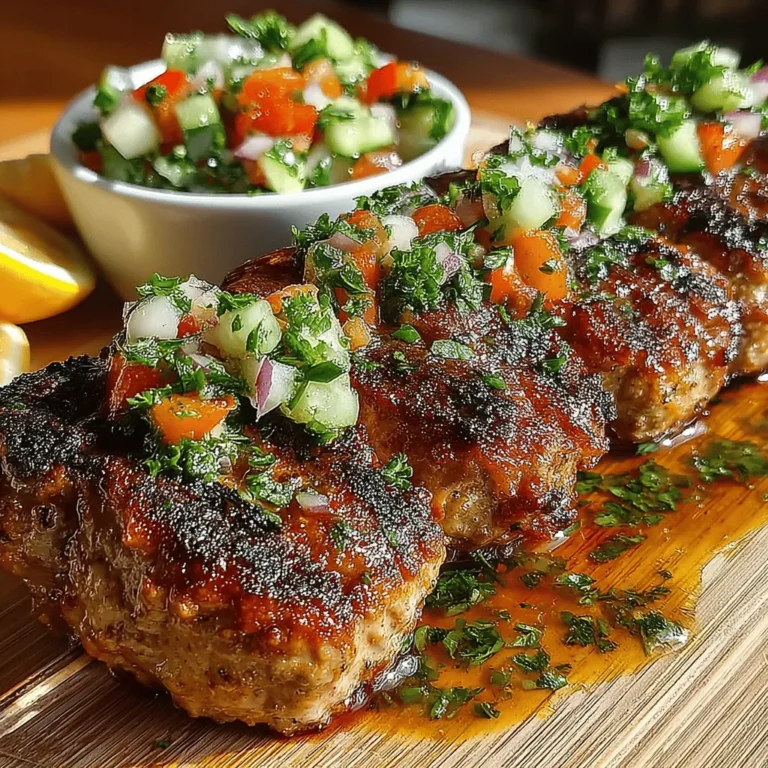 In the world of culinary delights, few dishes can rival the vibrant flavors and health benefits of Zesty Turkey Skewers with Refreshing Lemon Salsa. This recipe brings together the wholesome goodness of ground turkey, colorful fresh vegetables, and a zesty lemon salsa that dances on the palate. Not only is this dish a feast for the eyes, but it also serves as a nutritious option that caters to a health-conscious lifestyle. Whether you're planning a family dinner, a weekend barbecue, or a casual gathering with friends, these turkey skewers are versatile enough to fit any occasion, making them a go-to choice for home cooks and entertaining enthusiasts alike.