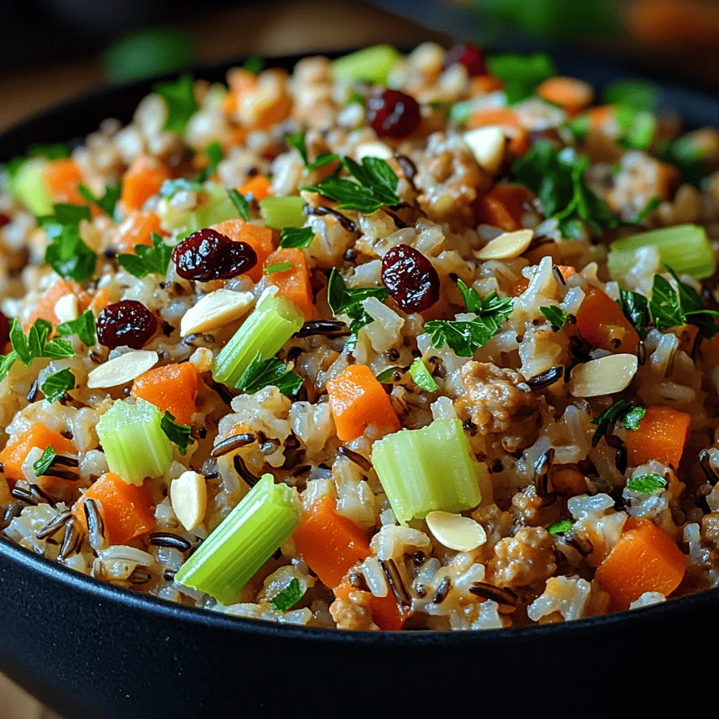 As the leaves begin to change colors and the air takes on a crisp chill, my kitchen transforms into a sanctuary of warmth and comfort. This magical time of year always awakens a deep craving for hearty meals that feel like a warm hug. Among the many dishes I cherish in my autumn repertoire, one stands out as a true favorite: Savory Turkey and Wild Rice Pilaf. This delightful recipe not only combines nutritious ingredients but also carries with it the essence of family gatherings and treasured moments shared around the dinner table.
