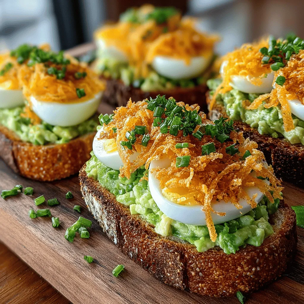 Before diving into the preparation, let’s take a closer look at the ingredients that make Creamy Avocado Egg Salad Melts both tasty and nutritious.