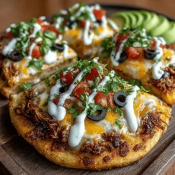 Mini Chicken Taco Pizza Slices: The Perfect Blend of Flavors