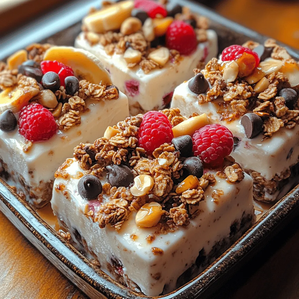 One of the most important steps in making Frozen Yogurt Honey Crunch Squares is lining your baking dish with parchment paper. This simple step ensures that your frozen squares come out easily without sticking to the sides of the dish. Choose a dish that fits the volume of your yogurt mixture; a 9x9-inch square baking pan works perfectly. Cut a piece of parchment paper long enough to cover the bottom and sides, allowing some overhang. This overhang will serve as a handle, making it easy to lift the squares out once they are frozen.