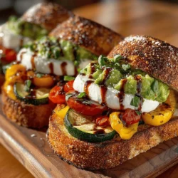 Grilled Garden Delight Sandwich