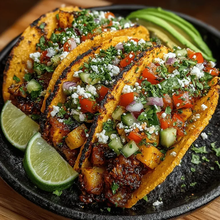 In today’s culinary landscape, plant-based recipes are gaining prominence, reflecting a growing awareness of health, environmental sustainability, and ethical eating. These dishes are not only beneficial for our health but also play a crucial role in reducing our carbon footprint. Among the myriad of plant-based options available, Eggplant & Cucumber Tacos stand out as a vibrant and flavorful choice that is sure to impress both seasoned vegetarians and those simply looking to incorporate more plant-based meals into their diet.