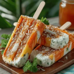 As summer approaches and the temperatures rise, the craving for refreshing treats often intensifies. While store-bought popsicles may be tempting, they frequently contain artificial flavors, excess sugars, and preservatives. Instead, consider making your own homemade popsicles—a deliciously healthy option that’s not only easy to prepare but also allows you to control the ingredients. One delightful recipe that perfectly embodies the spirit of a rejuvenating summer treat is Tropical Refreshing Carrot Pineapple Yogurt Pops.